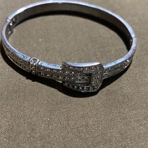 Montana Silversmiths Crystal CZ Belt Buckle Bracelet